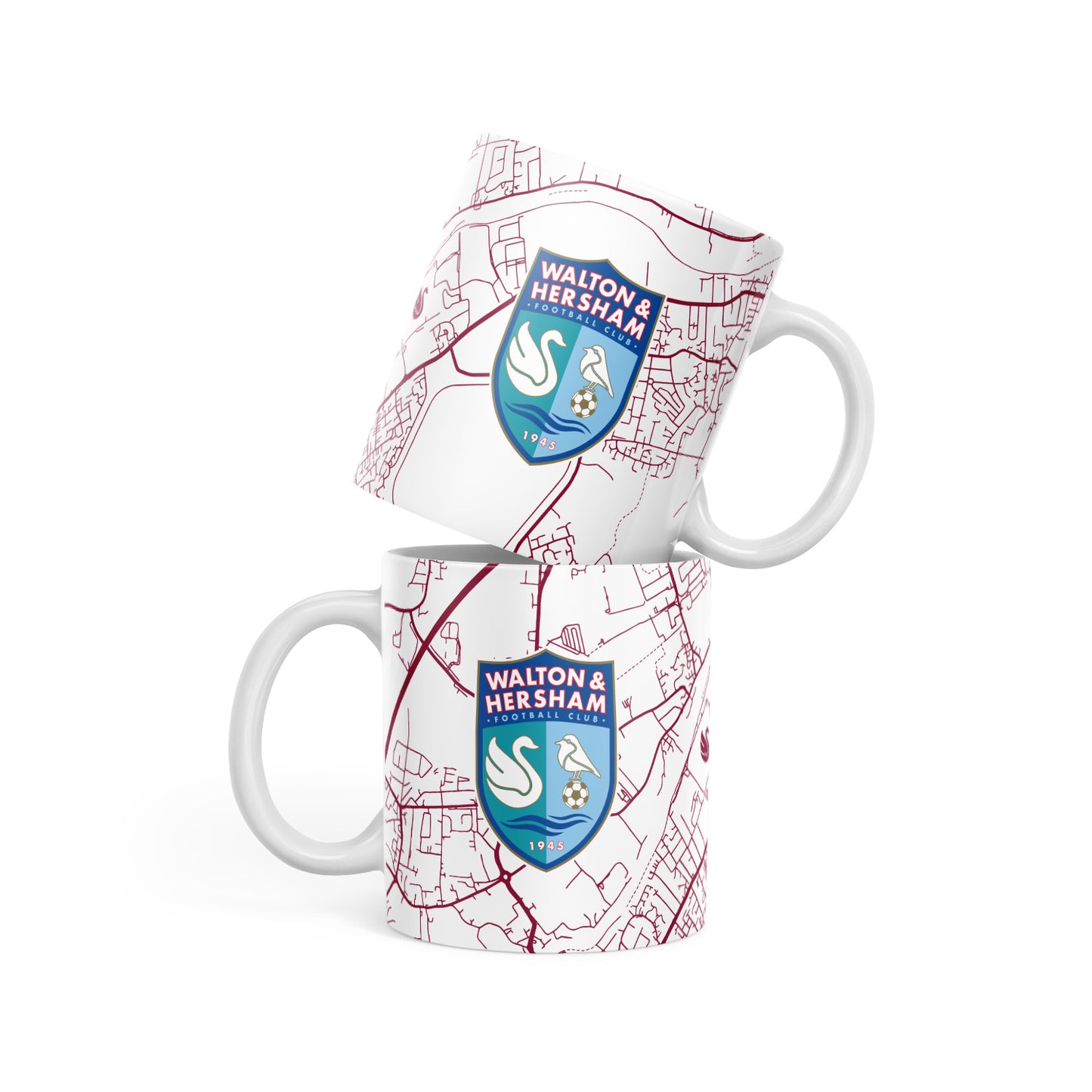 White Map 11oz Mug